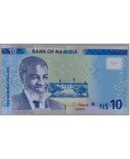 Намибия 10 долларов 2021 UNC арт. 2269
